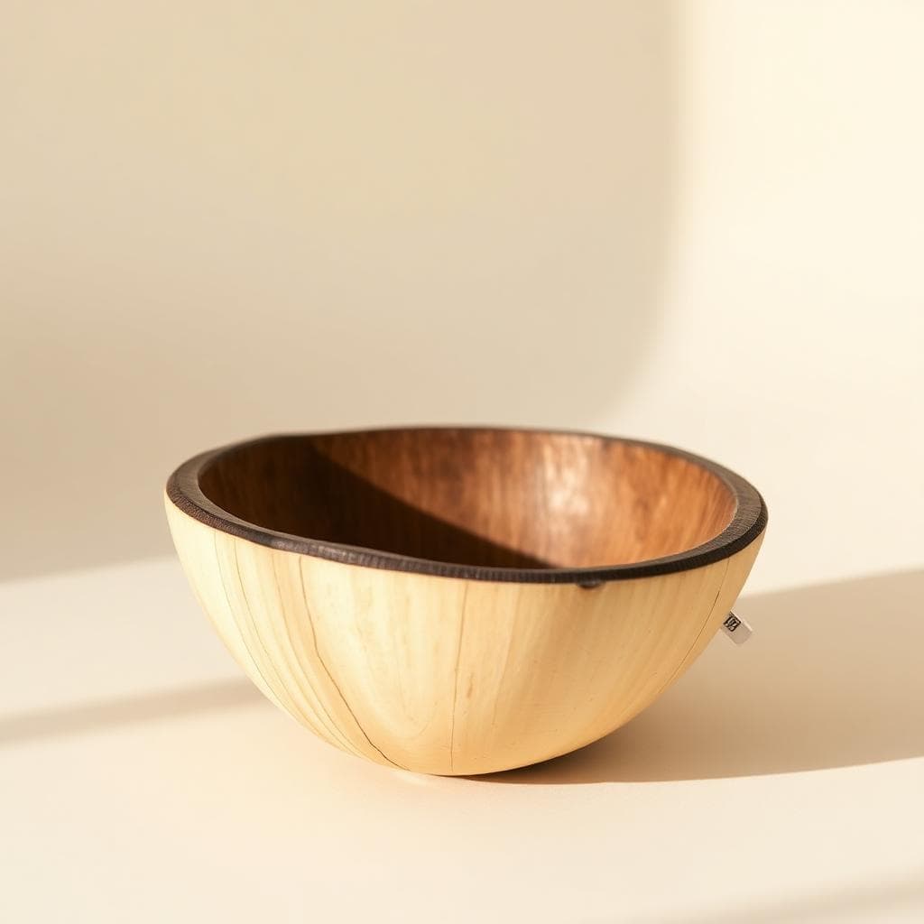 Handcarved Coconut Bowl
